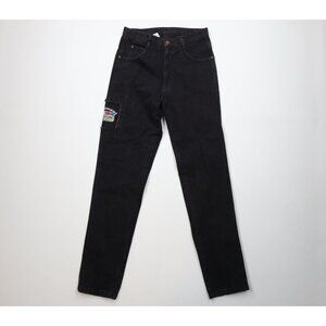 Deadstock Vintage 90s Cadillac Car Mens 32x34 Spell Out Straight Leg Jeans USA